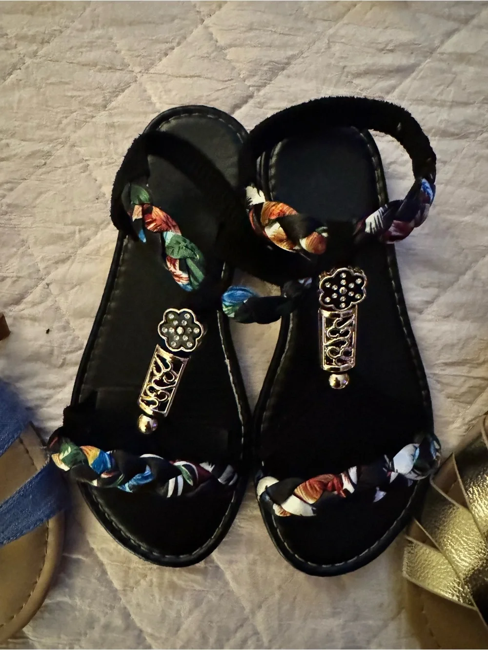 fabkids set of 3 girls sandals
